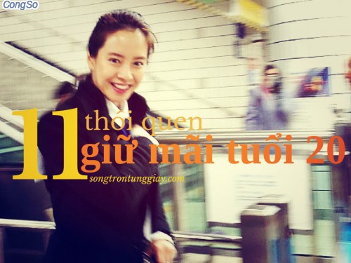 11 thói quen khoa học giúp bạn 'mãi mãi tuổi 20'