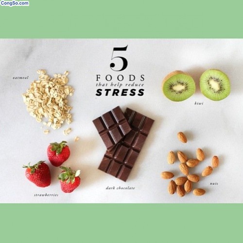 5 loại thực phẩm giúp giảm cơn stress