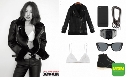 Gợi ý cách phối đồ thời thượng với áo khoác da nữ