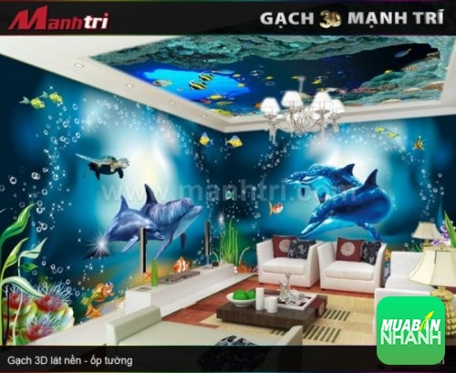 Gạch 3D trang trí phòng ngủ